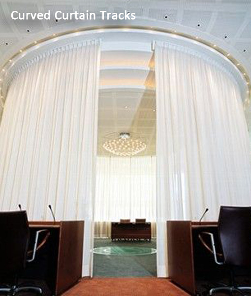 Curved Curtain Tracks & Curved Window